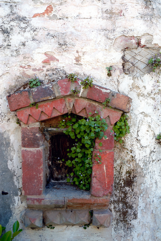 Old brick window