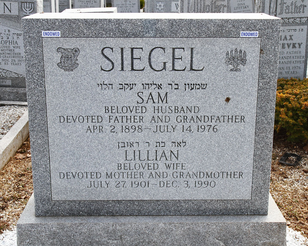 Sam and Lillian Siegel