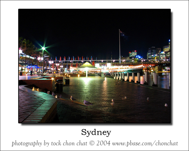 Darling Harbour at night