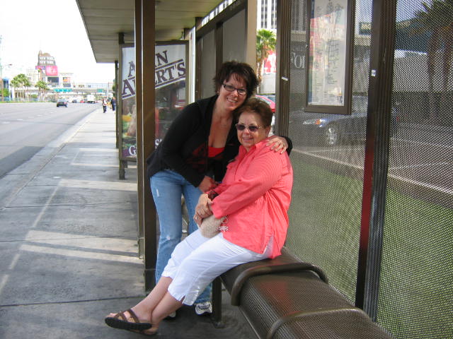 waiting for the Deuce (double decker bus)