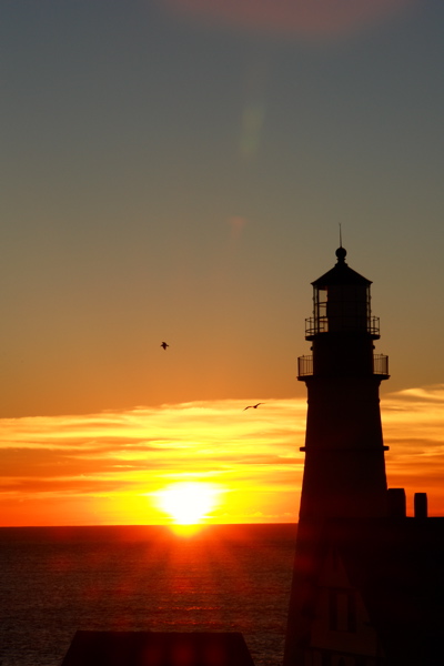 DSC09836.jpg PORTLAND HEAD LIGHT donald verger, WAVES OF GRAIN DAWN ... see...