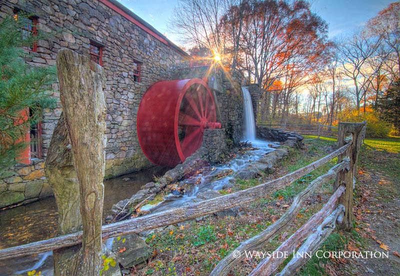 Grist Mill, Wheel & Fence MG_6856