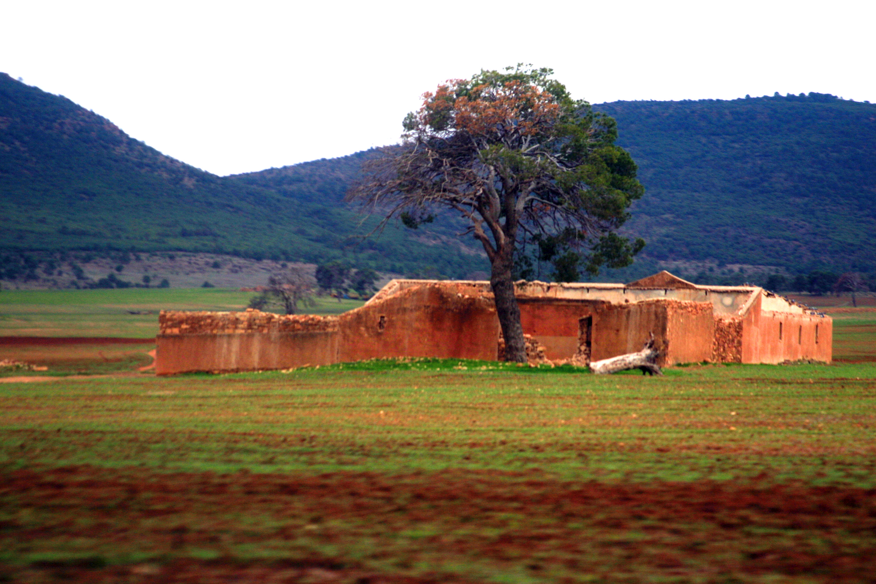 disused farm house