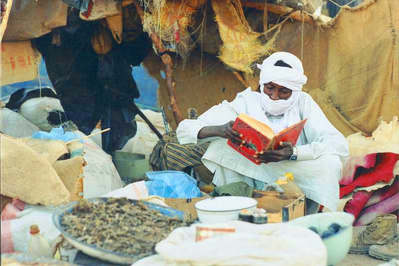 Reading the holly quran.Tam,Algeria