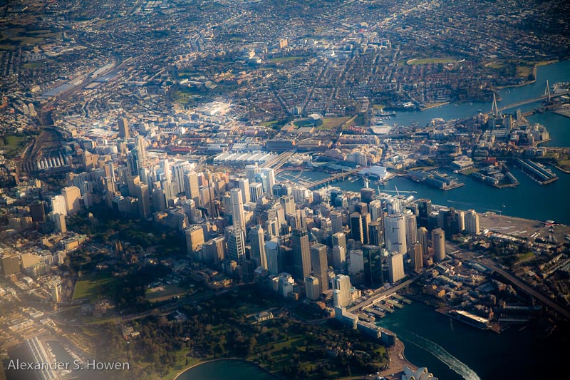 Sydney CBD by air