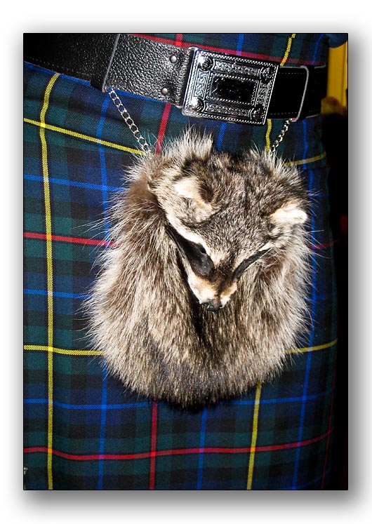 A most unusual sporran....