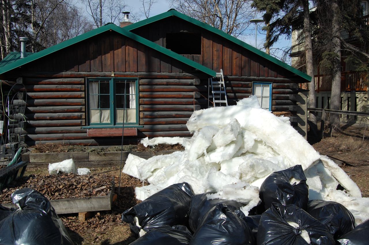 old insulation