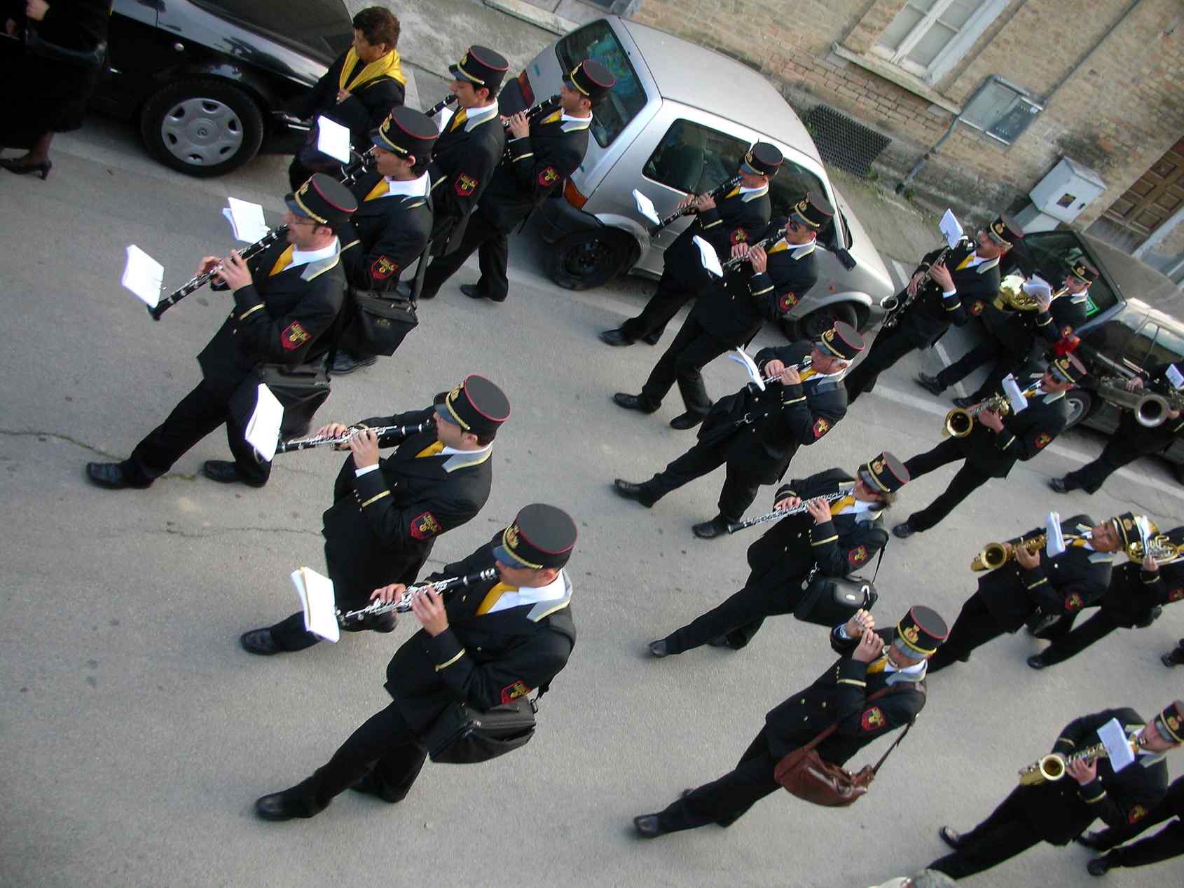 Band in procession