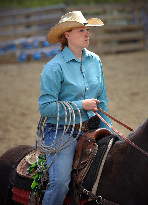 Cowgirl  Calf Roper