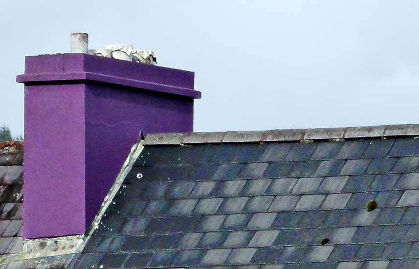 Purple chimney