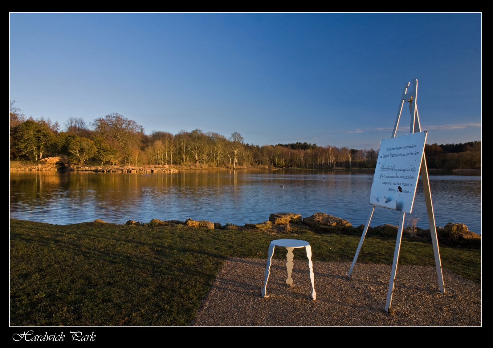 The Easel and the Stool