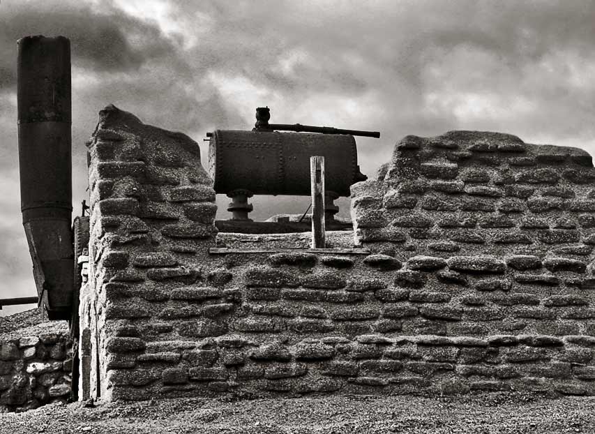 Abandoned mine equipment