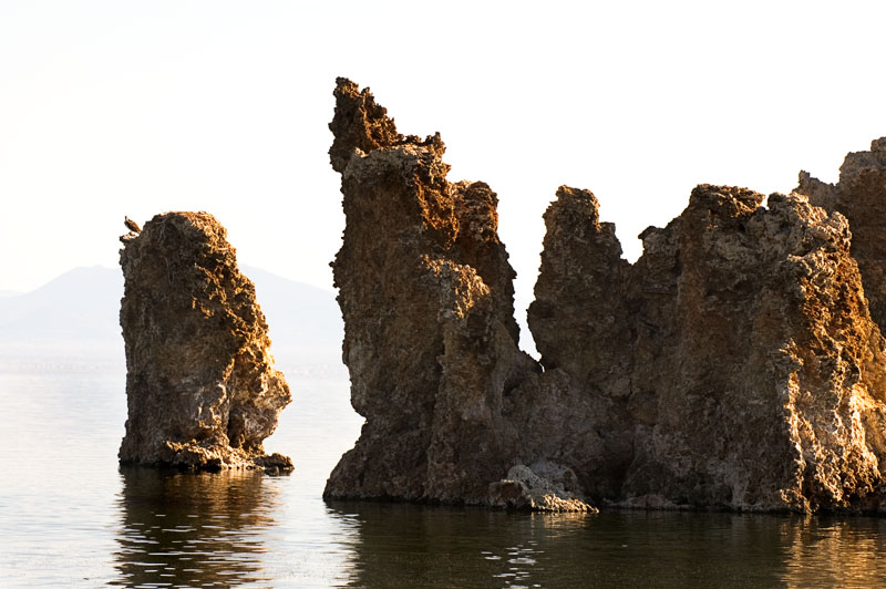 Tufa island in the mist