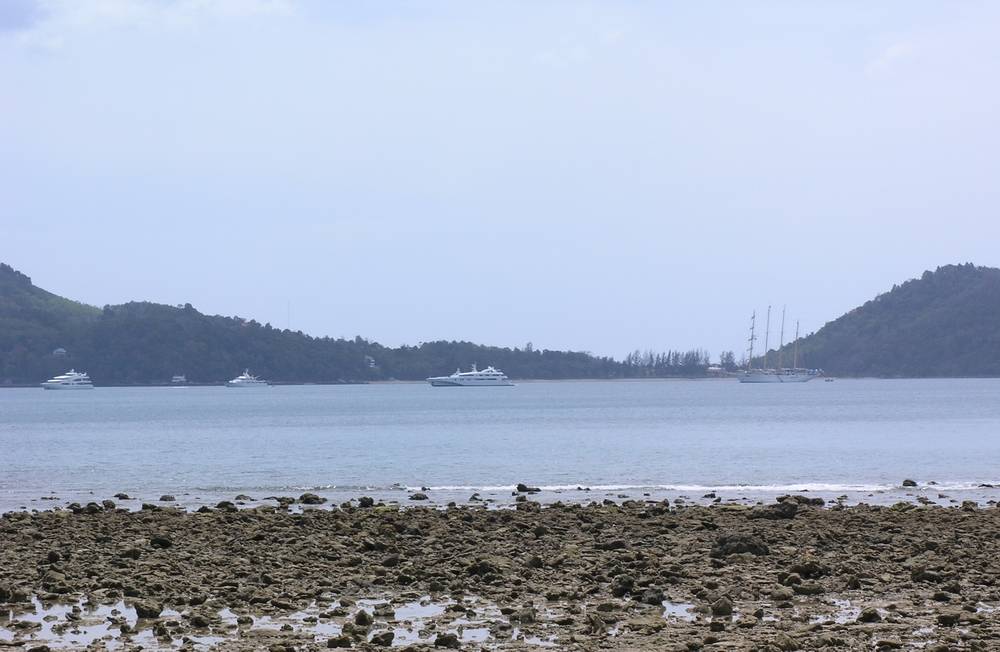 Boats in Patong Bay