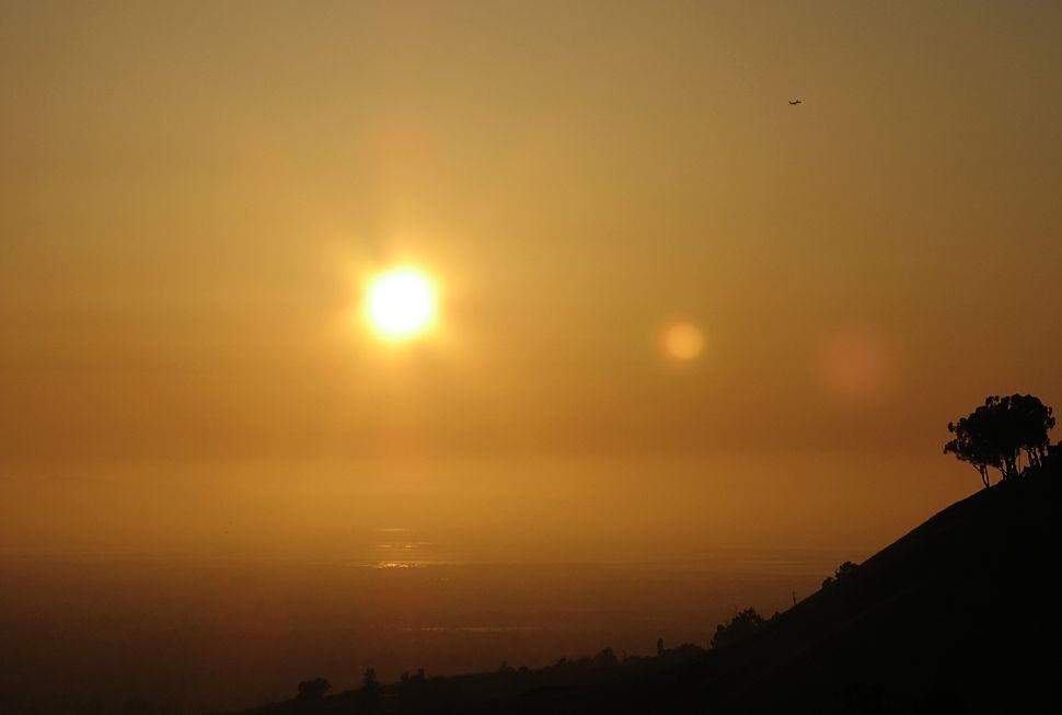Sunset over the Bay