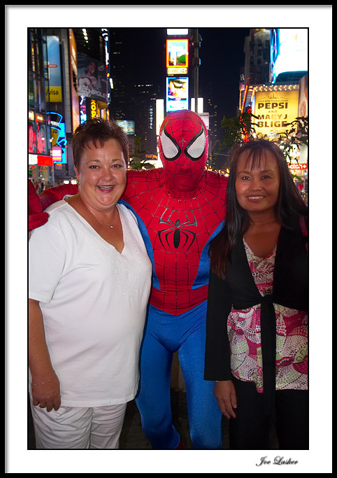 See, I told you I saw Spiderman