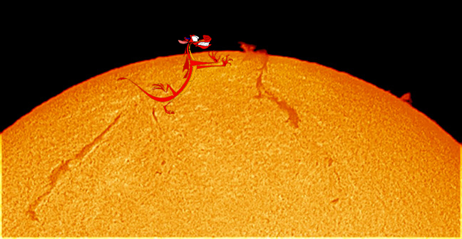 Dragon from Mulan meets the Solar Dragon 1-31-06
