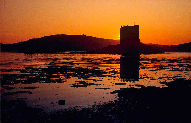 Castle Stalker Sunset