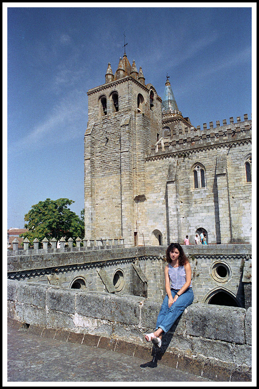 Side of Evora Cathedral