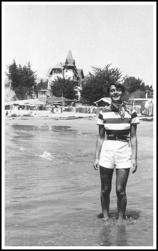 Mom on the Beach