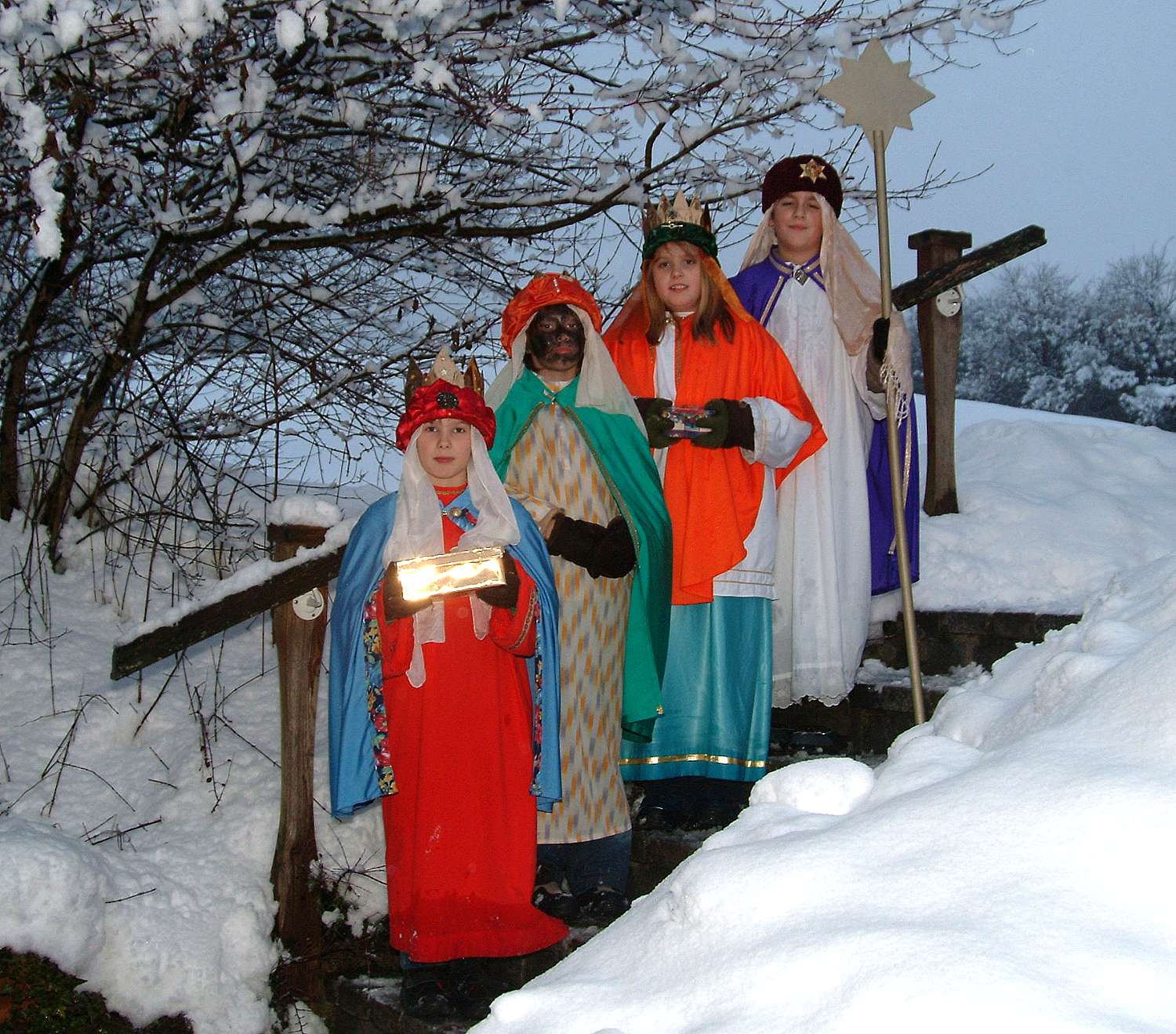 Sternsinger in Lanzenkirchen, 6.1. 2006