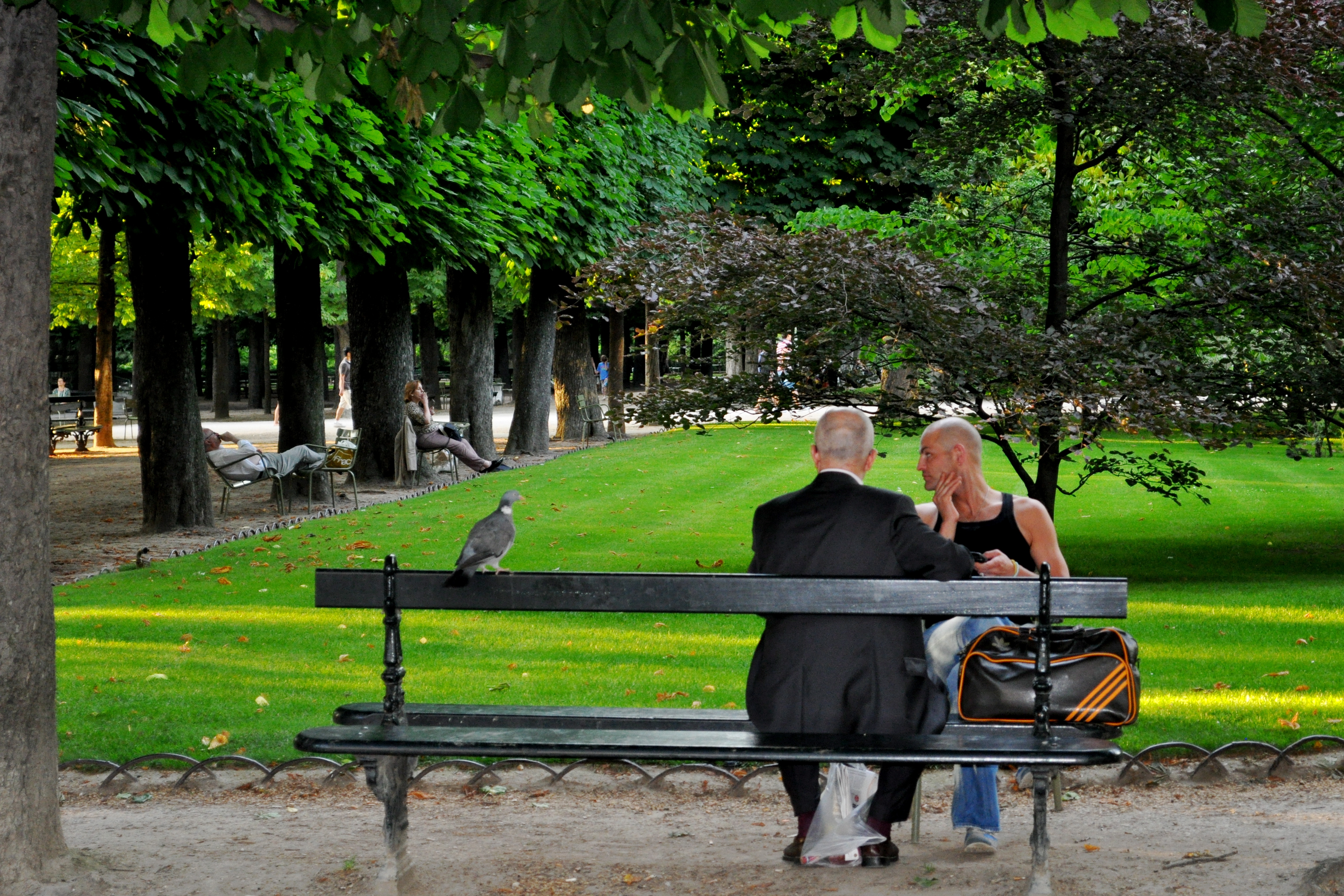 Sitting and Talking