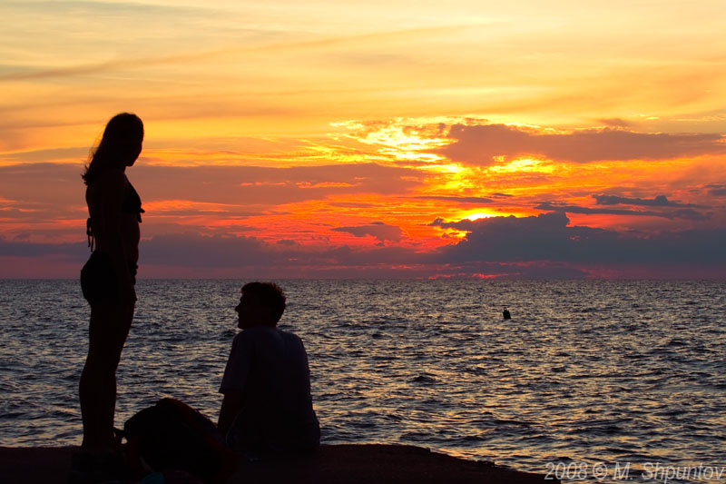 Sunset on Lake Huron, Grand Bend, Ontatio