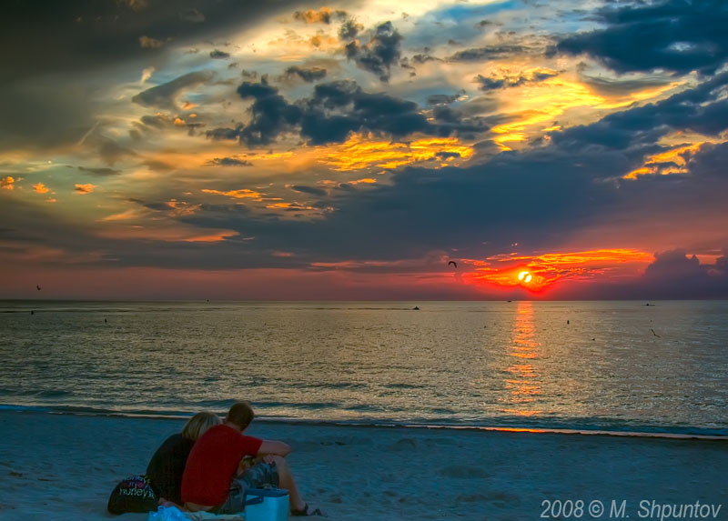 Couple Watching Sunset