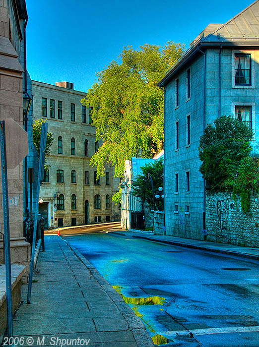 Streets of Old Quebec City, HDR