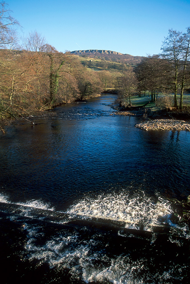 Millstone Quarry above the River Derwent