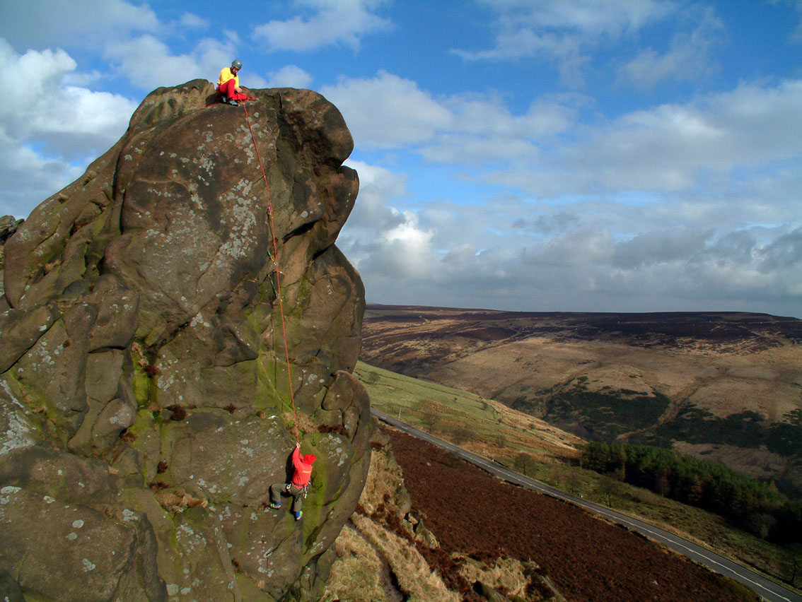 Flaky Wall, Ramshaw Rocks