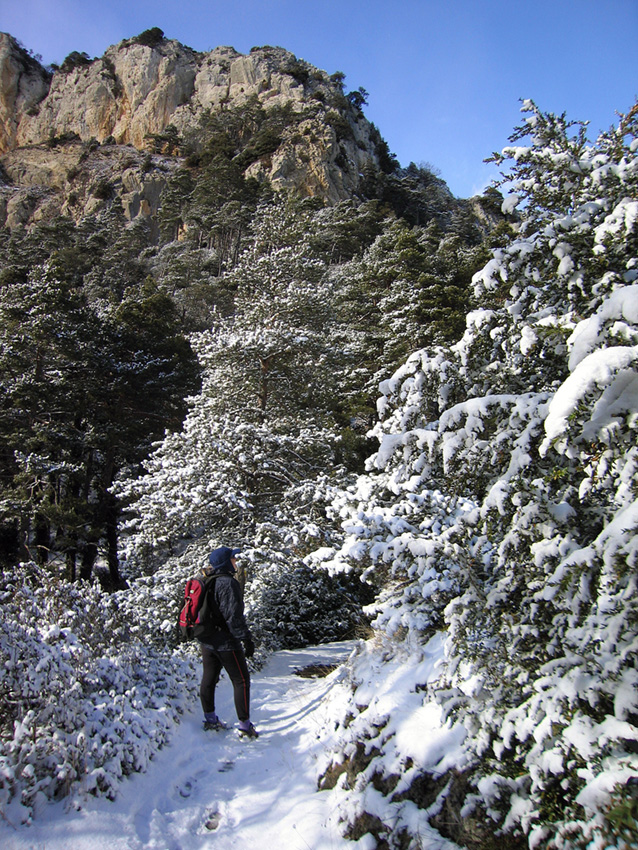 Unusual conditions above Berga Pyrenees
