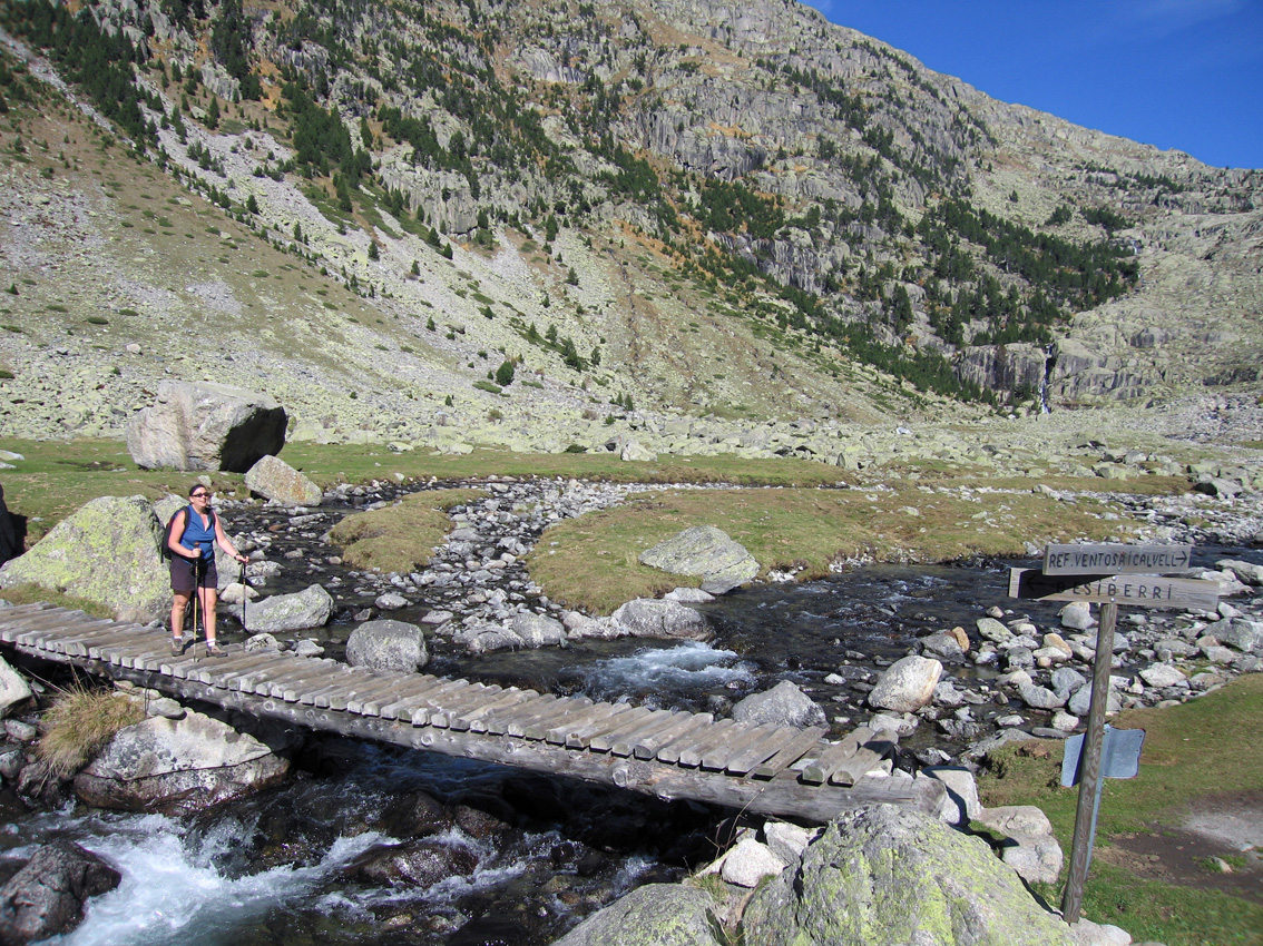 Pyrenean footbridge