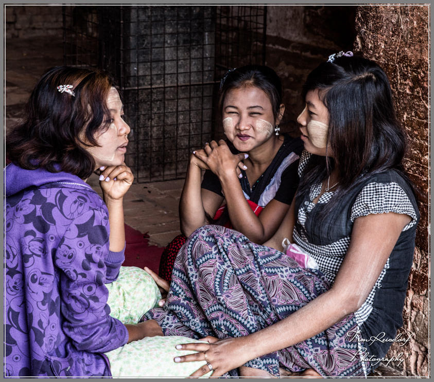 Happy Burmese Girls