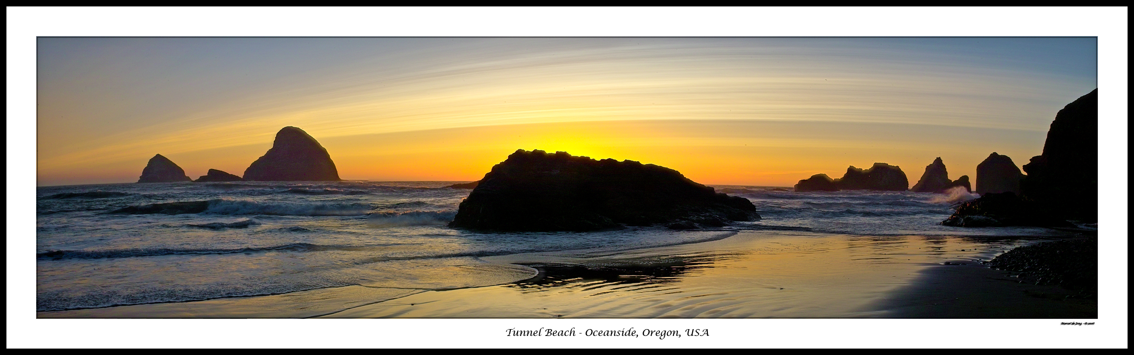 Tunnel Beach Pano