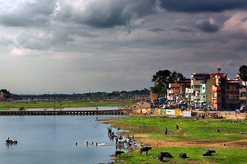 Vaigai River Cloudy
