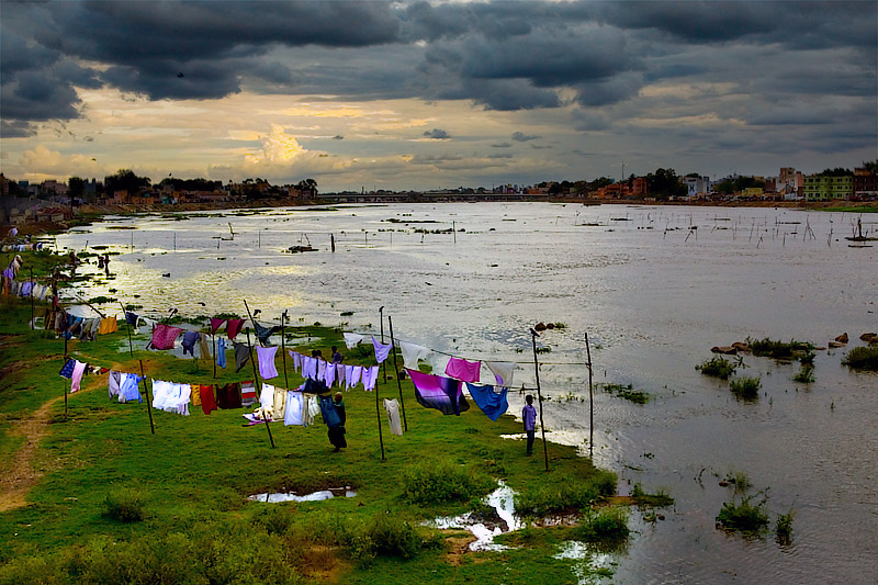 Vaigai River Rainy