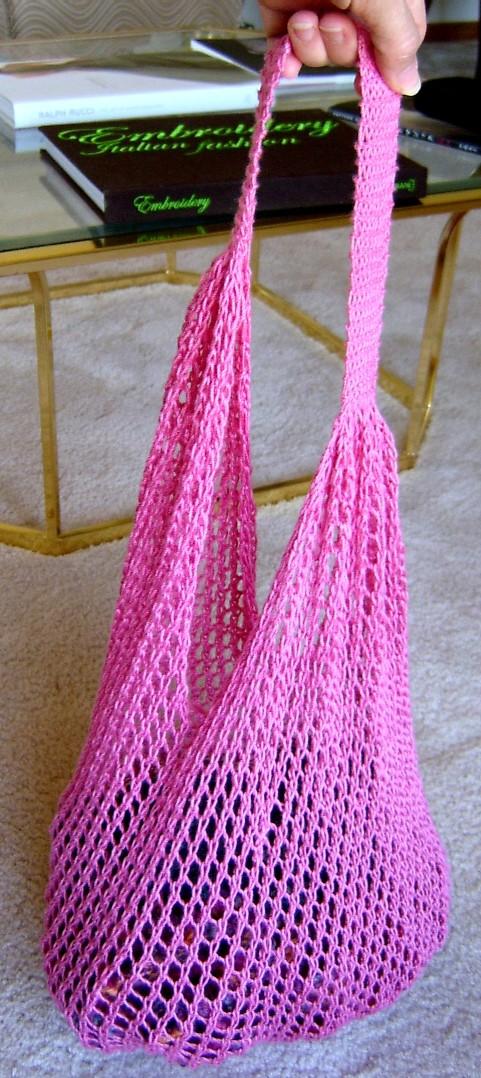 Pink String Bag