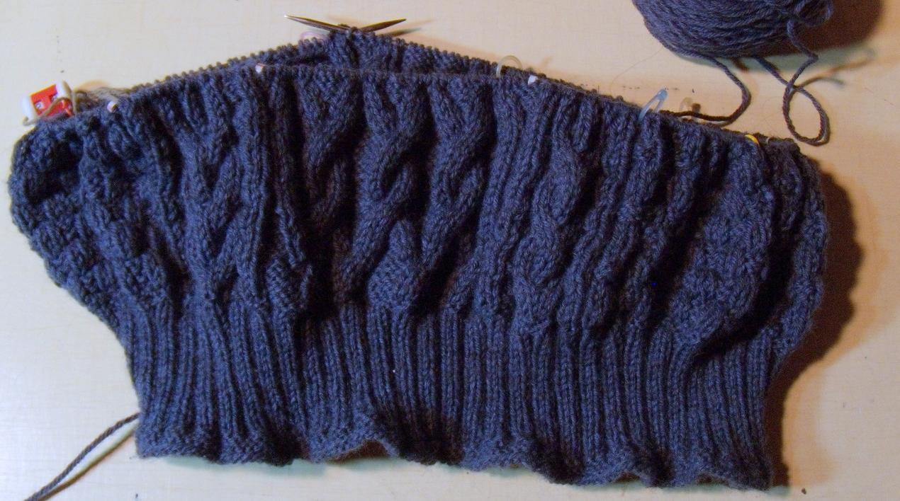 Alexs Drops Pullover Progress