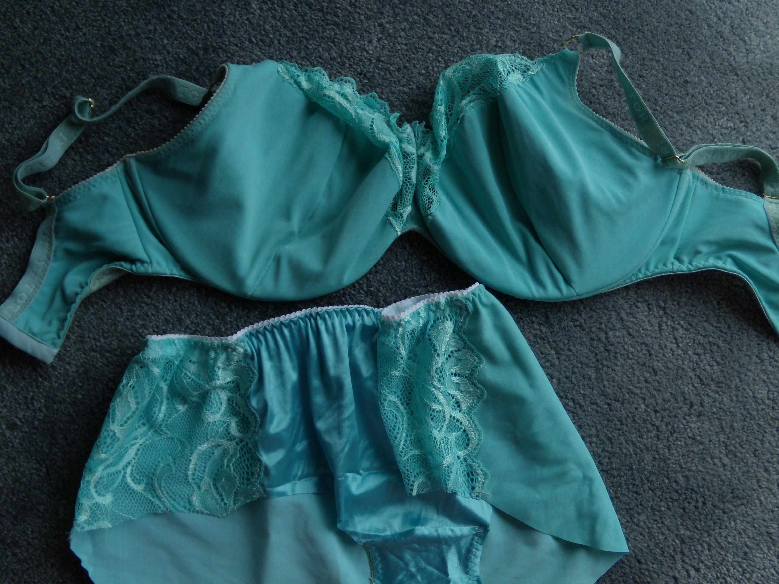 Aqua Bra/Panty Set