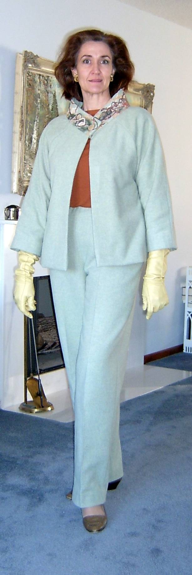 Melton Pants with Jacket