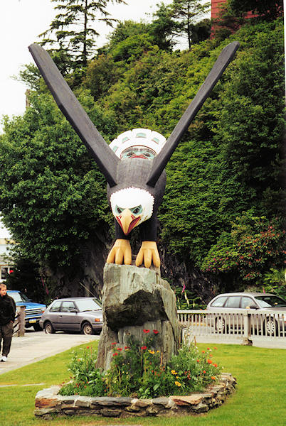 Eagle Monument in Ketchikan