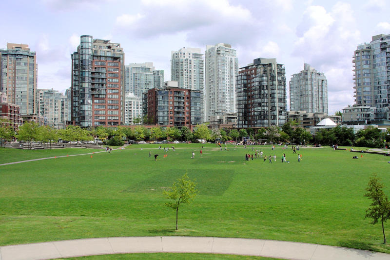 Sports park and condos near Yaletown area