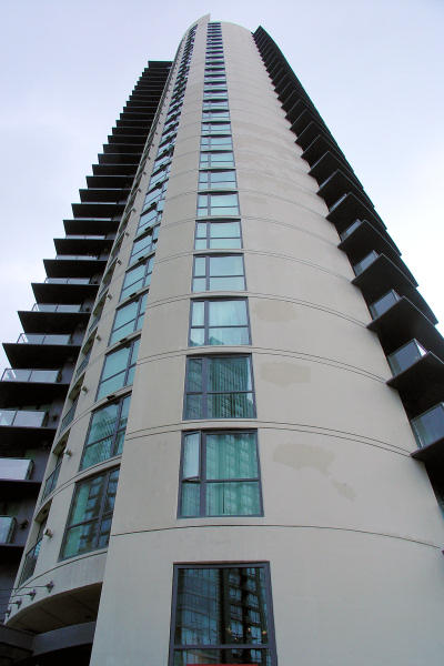 Commercial building and condos on Richards Street