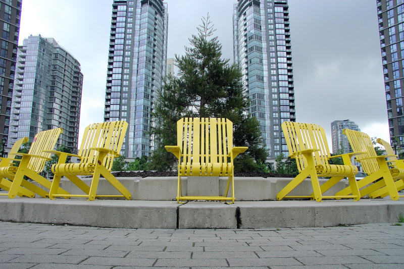 Chairs in George Wainborne Park