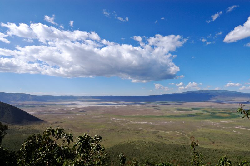 overview of Ngorongoro Crater
