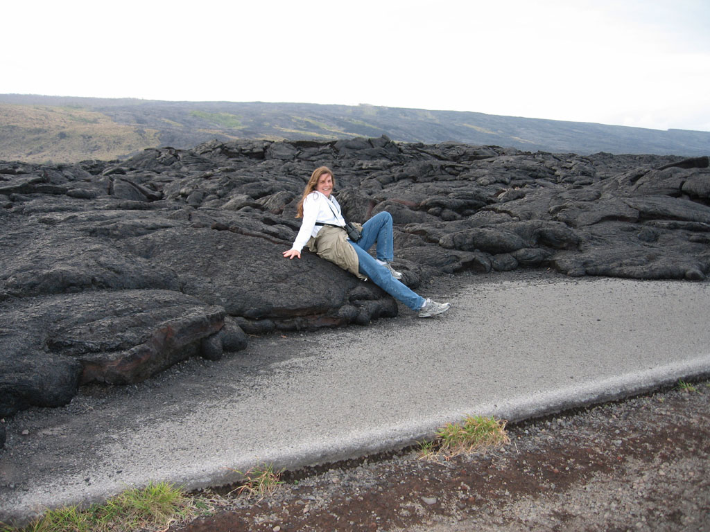 The lava meets the road!!