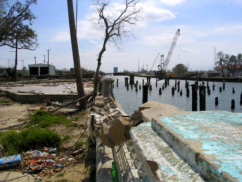 Picturesque Footbridge Demolished by Corps of Engineers