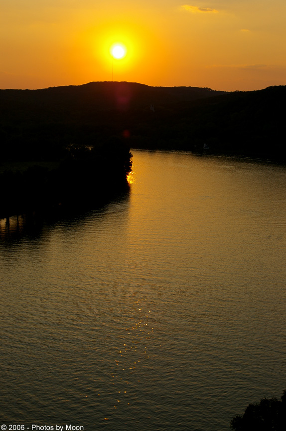 September 14th, 2006 - Sun sets over Lake Austin 2890