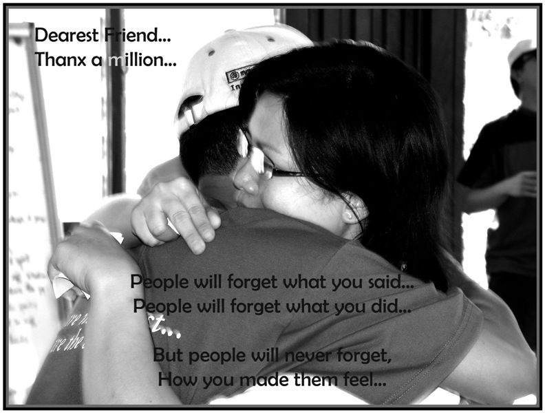 Dearest Friend, Thanx a million<br>by Tabrizi